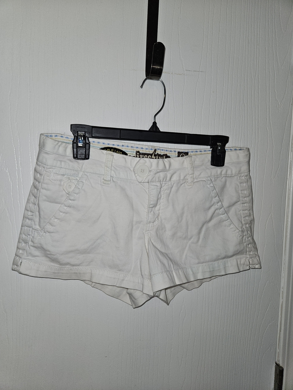Freestyle White Women's Jean Short Shorts
